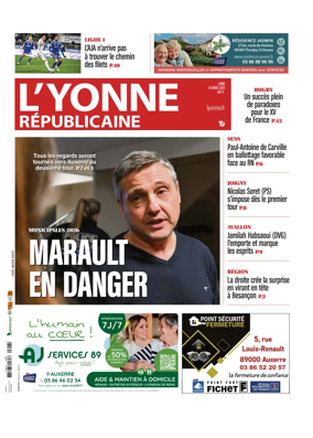 Cover of L'Yonne Republicaine