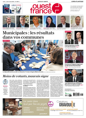 Cover of Ouest France (Chateaubriant)