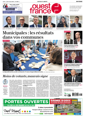 Cover of Ouest France (Mayenne)