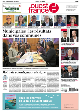 Cover of Ouest France (Orne)