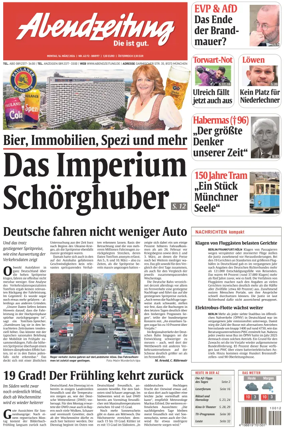 Cover of Abendzeitung Munchen