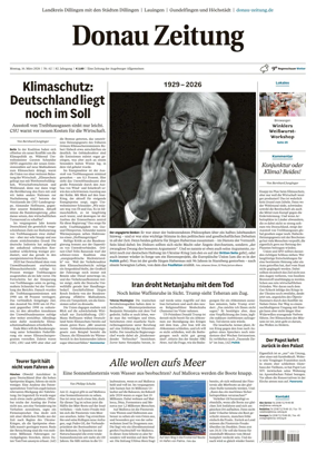 Cover of Donau Zeitung