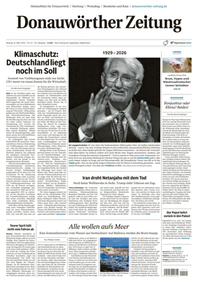 Cover of Donauwoerther Zeitung