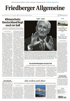 Cover of Friedberger Allgemeine
