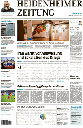 Cover of Heidenheimer Zeitung