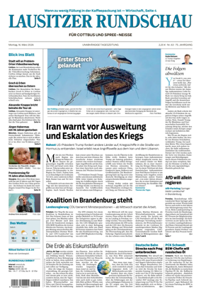Cover of Lausitzer Rundschau