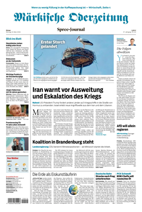 Cover of Markische Oderzeitung Erkner