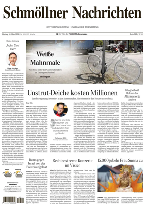 Cover of Ostthuringer Zeitung (Schmolln)