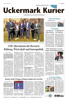 Cover of Prenzlauer Zeitung
