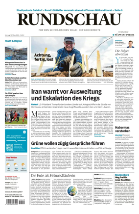 Cover of Rundschau fur den Schwabischen Wald – Der Kocherbote