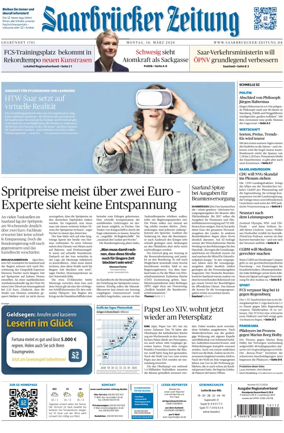 Cover of Saarbruecker Zeitung