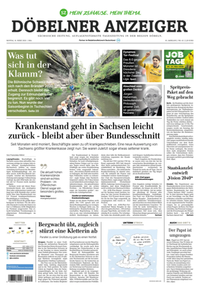 Cover of Sachsische Zeitung (Dobeln)