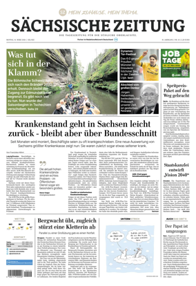Cover of Sachsische Zeitung (Lobau-Zittau)