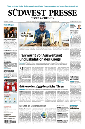 Cover of SUDWEST PRESSE - Neckar-Chronik