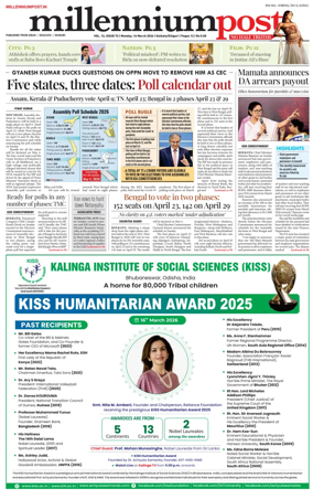 Cover of Millennium Post (Kolkata)