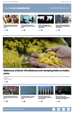 Cover of Euronews Business