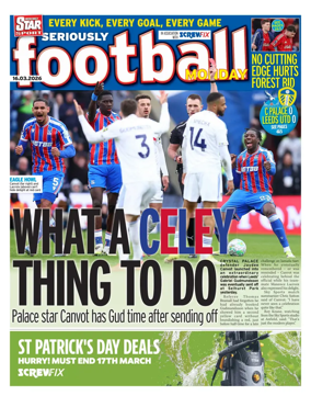 Cover of Irish Daily Star - Fanatic