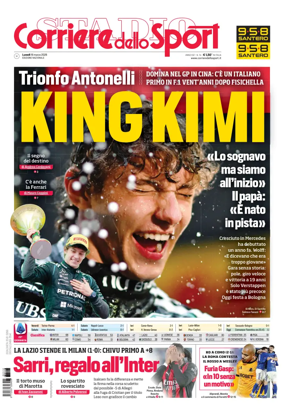 Cover of Corriere dello Sport (Lombardia)
