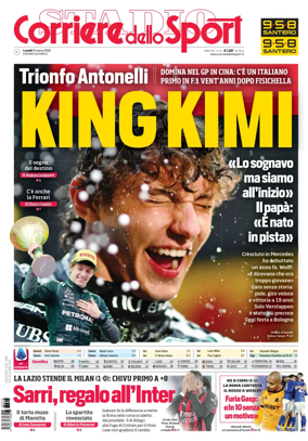 Cover of Corriere dello Sport