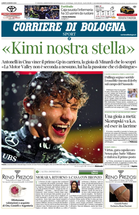 Cover of Corriere di Bologna