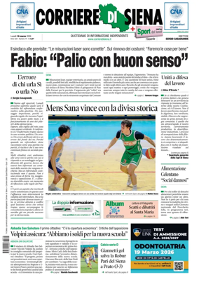 Cover of Corriere di Siena