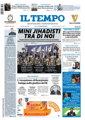 Cover of Il Tempo (Nazionale)