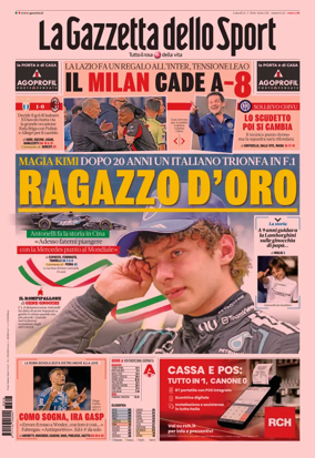 Cover of La Gazzetta dello Sport - Milano