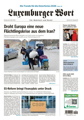 Cover of Luxemburger Wort