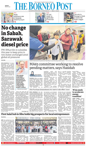 Cover of The Borneo Post (Sarawak)