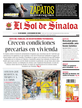 Cover of El Sol de Sinaloa