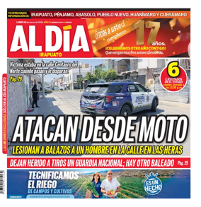 Cover of Periodico Al Dia (Irapuato)