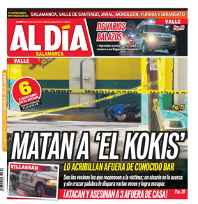 Cover of Periodico Al Dia (Salamanca)