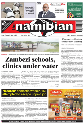Cover of The Namibian