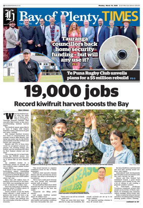 Cover of Bay of Plenty Times