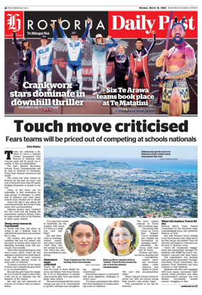 Cover of Rotorua Daily Post