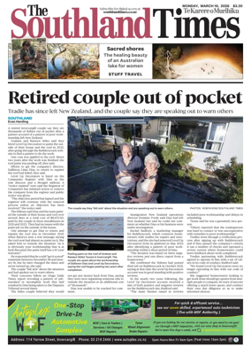 Cover of The Southland Times