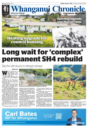 Cover of Whanganui Chronicle