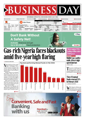 Cover of Business Day (Nigeria)