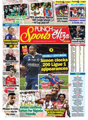 Cover of Punch Sports Extra