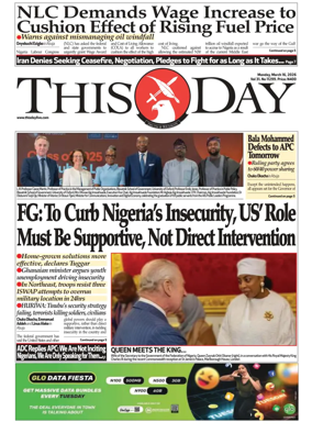 Cover of THISDAY
