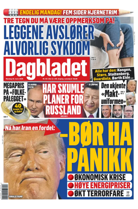 Cover of Dagbladet