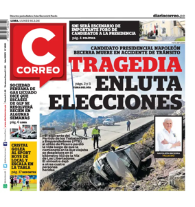 Cover of Diario Correo