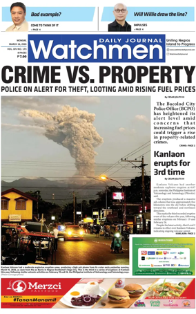 Cover of Watchmen Daily Journal