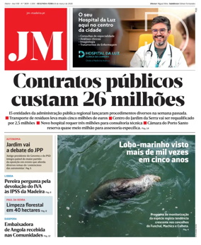 Cover of Jornal Madeira