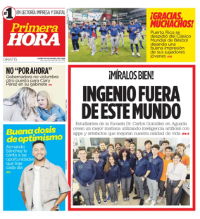 Cover of Primera Hora