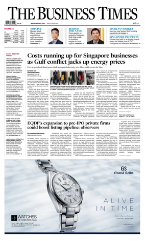 Cover of The Business Times
