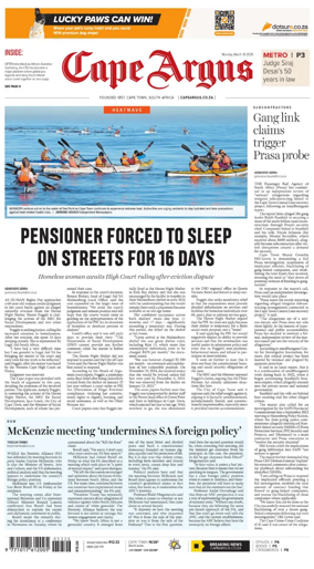 Cover of Cape Argus (PM Edition)