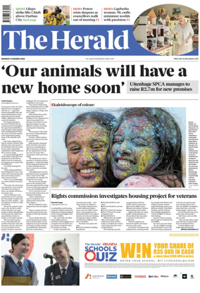 Cover of The Herald (South Africa)