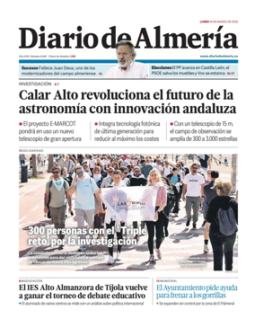 Cover of Diario de Almeria