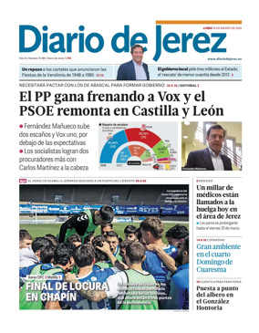 Cover of Diario de Jerez